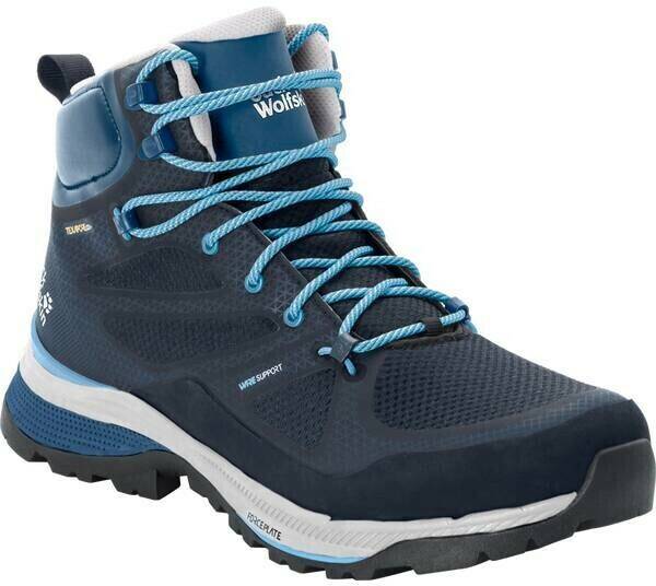 Ropa de montaña Jack Wolfskin Force Striker Texapore Mid W(4038871) dark blue/light blue